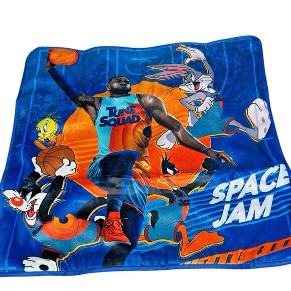 New Space Jam A New Legacy 15" Square Throw Pillow Cover LeBron James Tune Squad - Picture 1 of 7